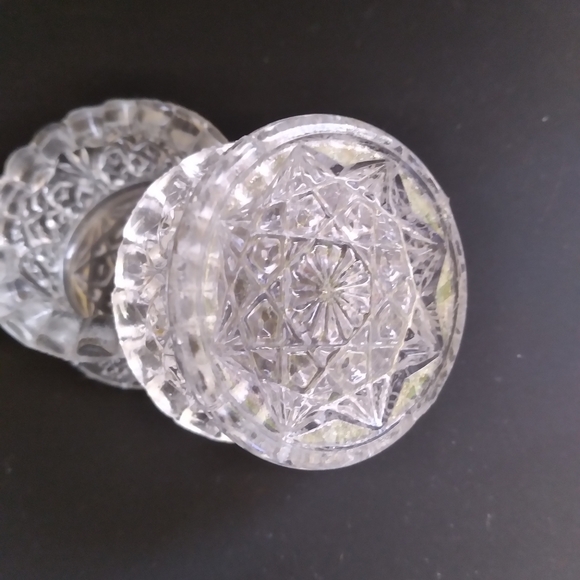 Antique STYLE Pattern Salt Cellars by The Higbee Glass Co. circa 1910-1915… - Picture 6 of 13